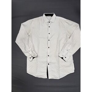 But Dress Shirt White And Black SizeLarge
